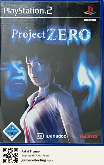 Fatal Frame PlayStation 2, PAL box front