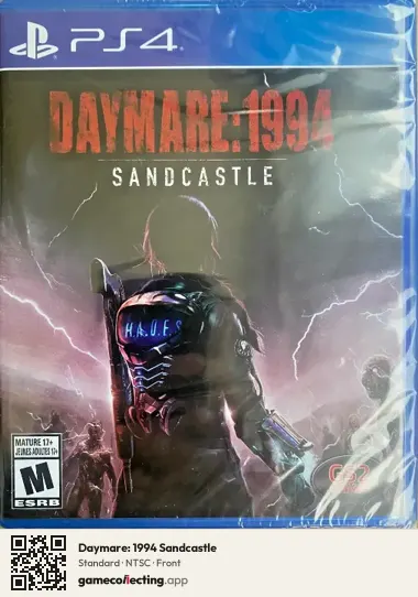 Daymare: 1994 Sandcastle PlayStation 4, NTSC box front
