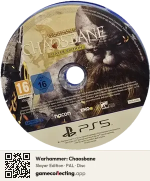 Warhammer: Chaosbane PlayStation 5, PAL disc