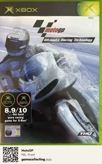 MotoGP Xbox, PAL box front