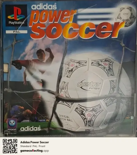 Adidas Power Soccer PlayStation, PAL box front