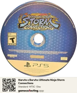 Naruto x Boruto: Ultimate Ninja Storm Connections PlayStation 5, NTSC disc