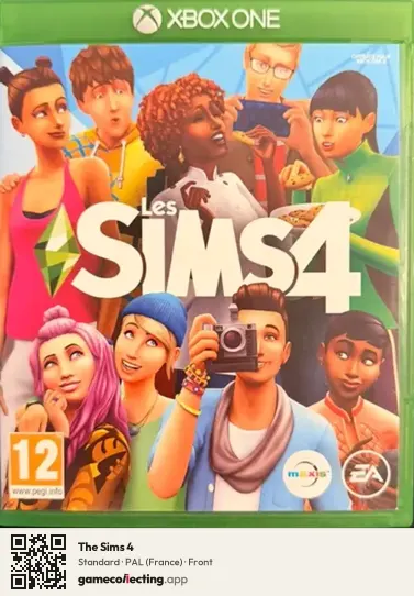 The Sims 4 Xbox One, France box front