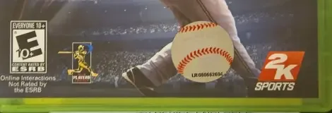 The Bigs 2, the ESRB box on its front