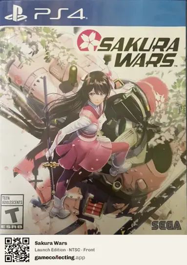 Sakura Wars PlayStation 4, NTSC box front