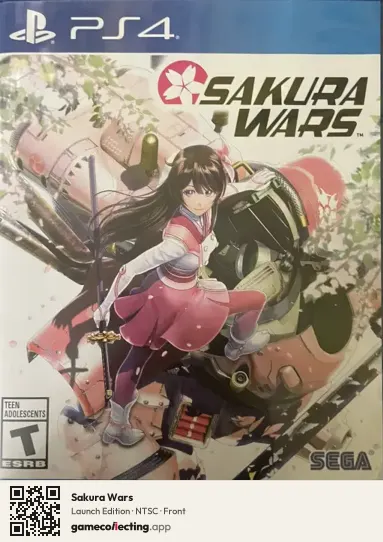 Sakura Wars PlayStation 4, NTSC box front