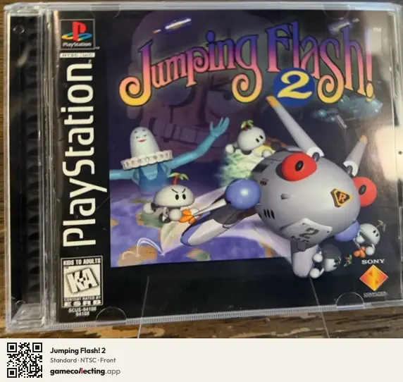 Jumping Flash! 2 PlayStation, NTSC box front