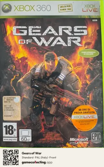 Gears of War Xbox 360, Italy box front