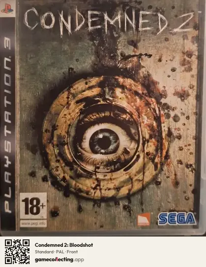 Condemned 2: Bloodshot PlayStation 3, PAL box front