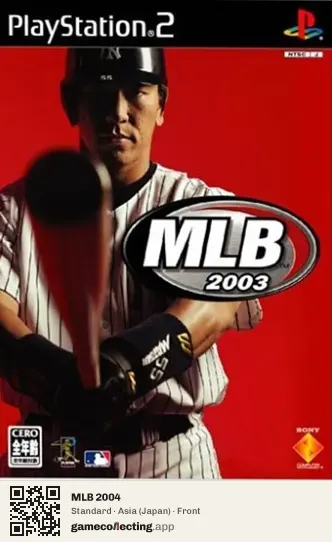 MLB 2004 PlayStation 2, Asia box front
