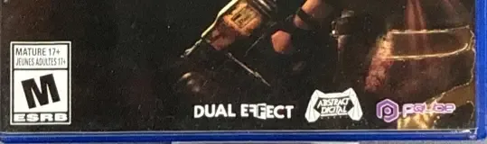 Tormented Souls, the ESRB box on its front