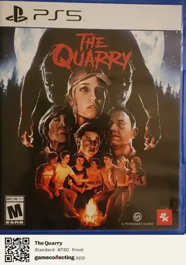 The Quarry PlayStation 5, NTSC box front