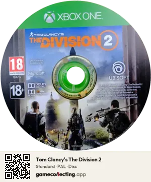 Tom Clancy's The Division 2 Xbox One, PAL disc
