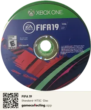 FIFA 19 Xbox One, NTSC disc