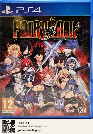 Fairy Tail PlayStation 4, Italy box front