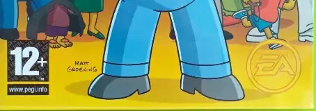 The Simpsons Game, the PEGI square on its front