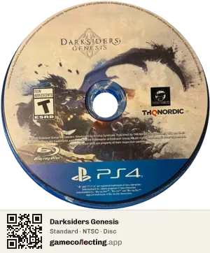 Darksiders Genesis PlayStation 4, NTSC disc