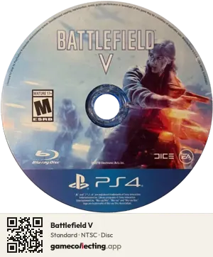 Battlefield V PlayStation 4, NTSC disc