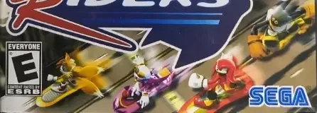 Sonic Riders, the ESRB box on its front