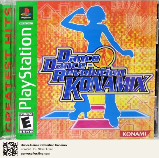 Dance Dance Revolution Konamix PlayStation, NTSC box front
