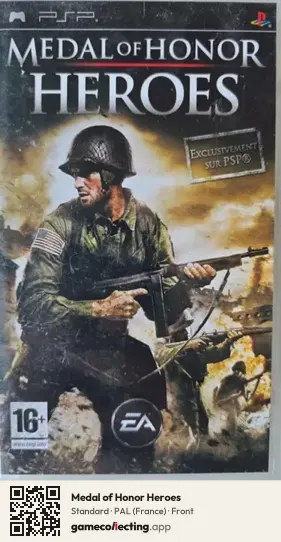 Medal of Honor Heroes PlayStation Portable, France box front