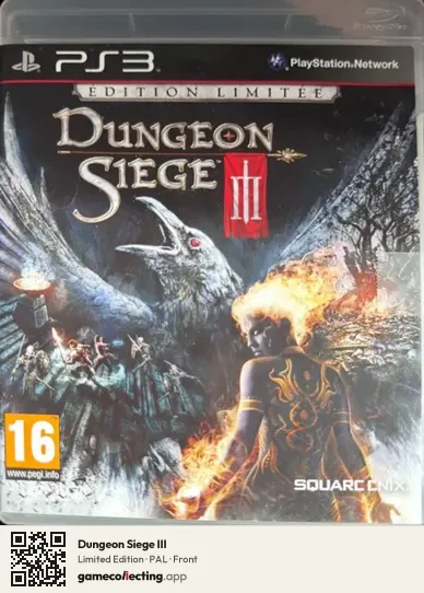 Dungeon Siege III PlayStation 3, PAL box front