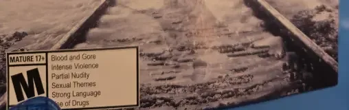 Metro Exodus, the ESRB box on its front