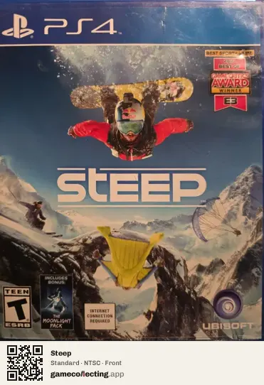 Steep PlayStation 4, NTSC box front