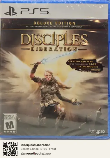 Disciples: Liberation PlayStation 5, NTSC box front