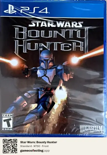 Star Wars: Bounty Hunter PlayStation 4, NTSC box front
