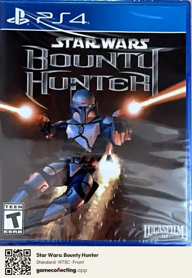 Star Wars: Bounty Hunter PlayStation 4, NTSC box front