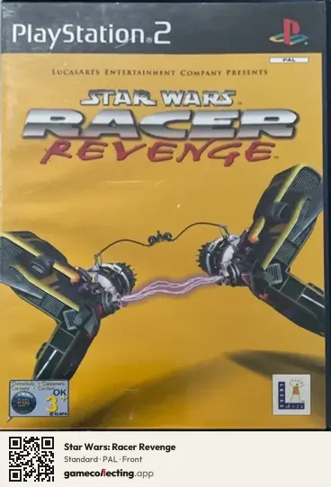 Star Wars: Racer Revenge PlayStation 2, PAL box front