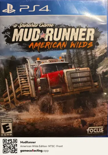 MudRunner PlayStation 4, NTSC box front
