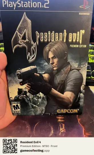 Resident Evil 4 PlayStation 2, NTSC box front