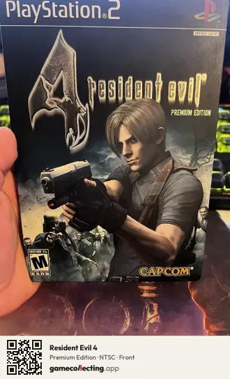 Resident Evil 4 PlayStation 2, NTSC box front