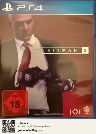 Hitman 2 PlayStation 4, Germany box front