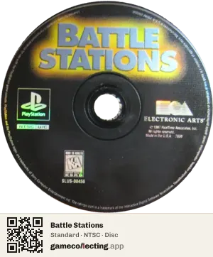 Battle Stations PlayStation, NTSC disc