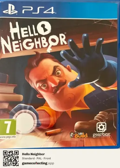 Hello Neighbor PlayStation 4, PAL box front