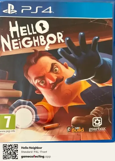 Hello Neighbor PlayStation 4, PAL box front