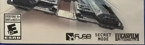 Star Wars: Galactic Racer, the ESRB box on its front