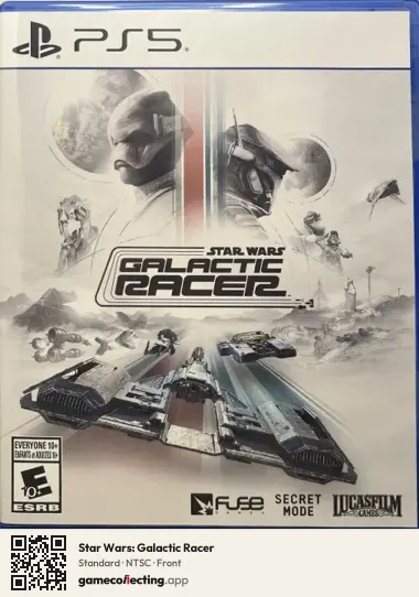 Star Wars: Galactic Racer PlayStation 5, NTSC box front