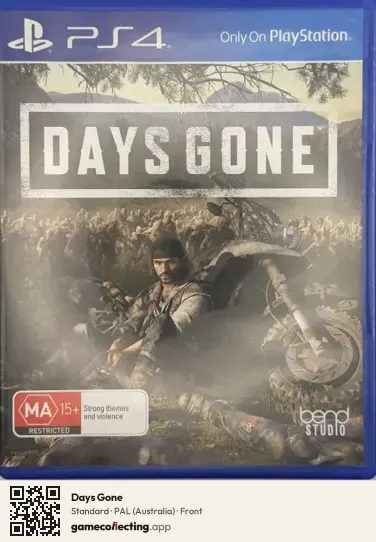 Days Gone PlayStation 4, Australia box front