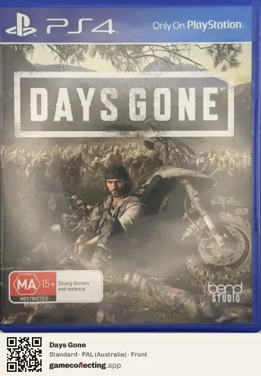 Days Gone PlayStation 4, Australia box front