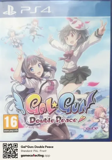 Gal*Gun: Double Peace PlayStation 4, PAL box front