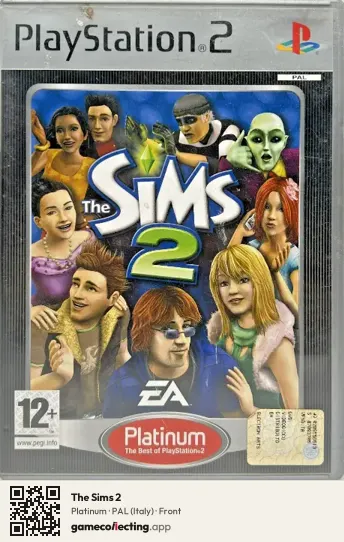 The Sims 2 PlayStation 2, Italy box front