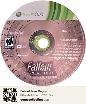 Fallout: New Vegas Xbox 360, NTSC disc