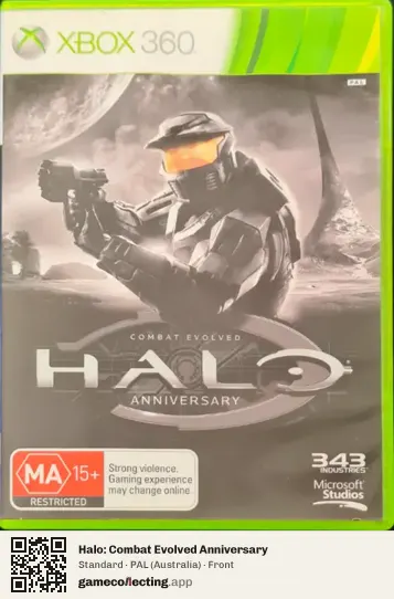 Halo: Combat Evolved Anniversary Xbox 360, Australia box front