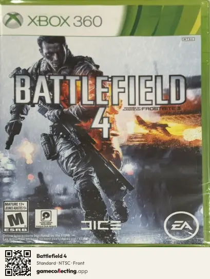 Battlefield 4 Xbox 360, NTSC box front