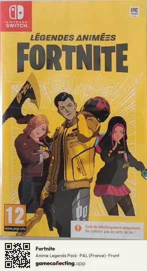 Fortnite Nintendo Switch, France box front