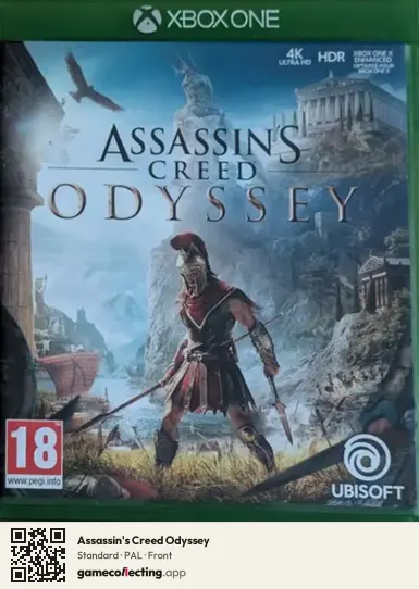 Assassin's Creed Odyssey Xbox One, PAL box front